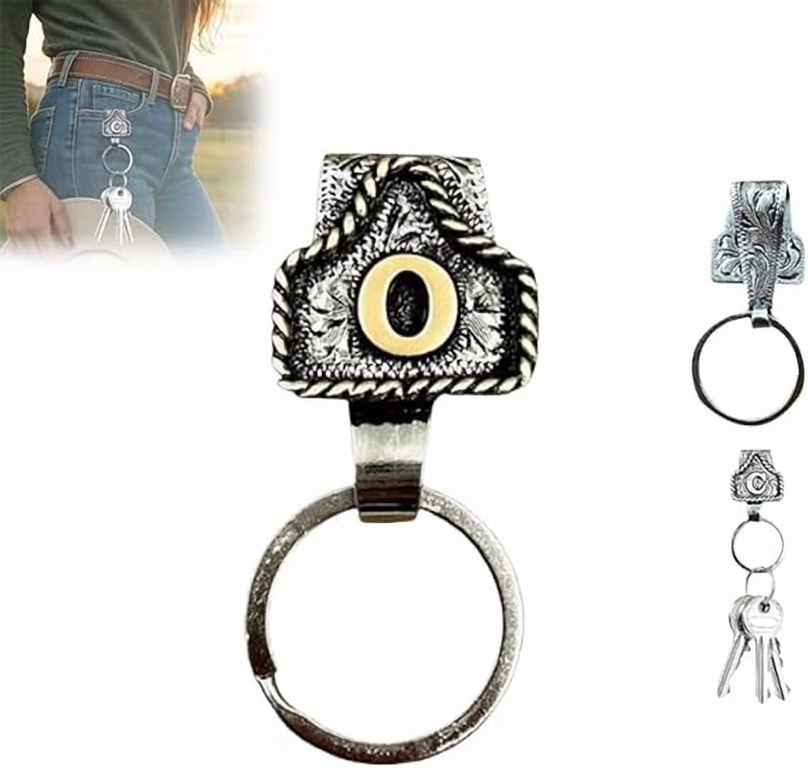 Western Metal Keychain Key Holder For Belt Fast Release Keychain Clip ...