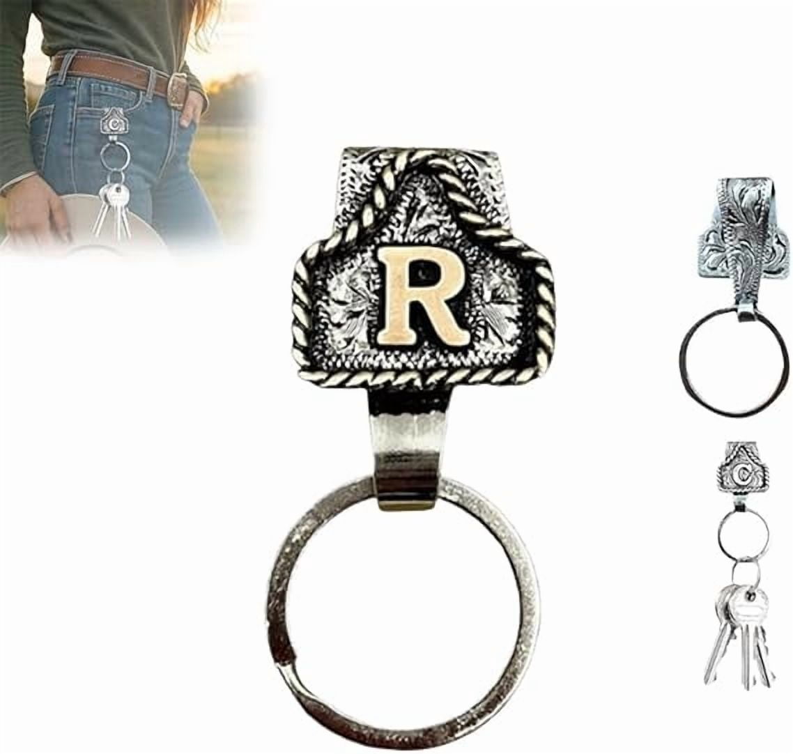 Western Metal Keychain Key Holder For Belt Fast Release Keychain Clip ...