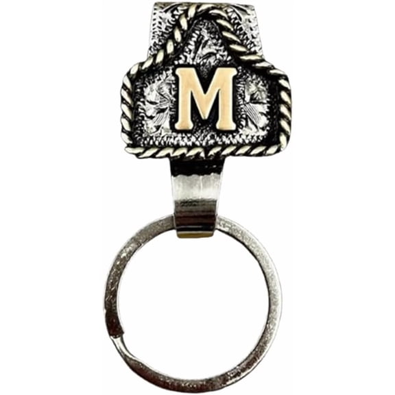 Western Metal Keychain Key Holder For Belt Fast Release Keychain Clip With Personalizing Design For Men Accessories