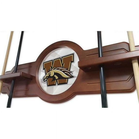 Western Michigan Cue Rack in English Tudor Finish