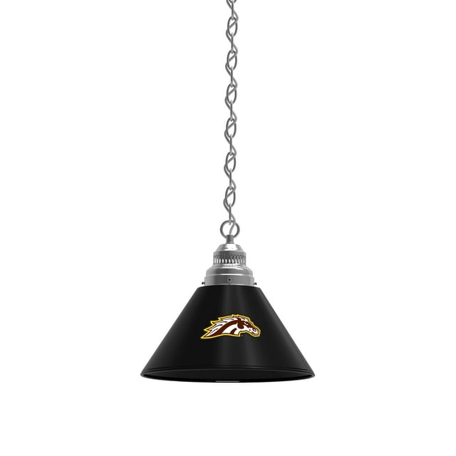 Western Michigan University Pendant Light with Chrome FIxture