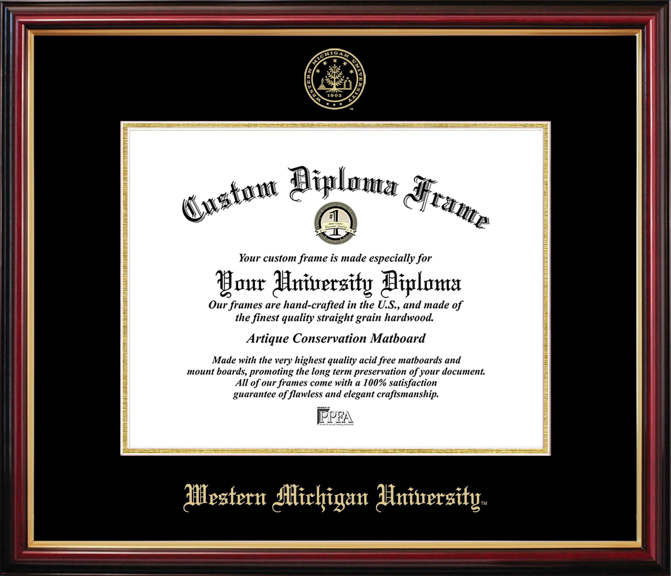 Western Michigan Petite Diploma Frame