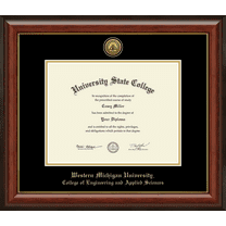 Western Michigan University College of Engineering and Applied Sciences Diploma Frame, Document Size 11" x 8.5"