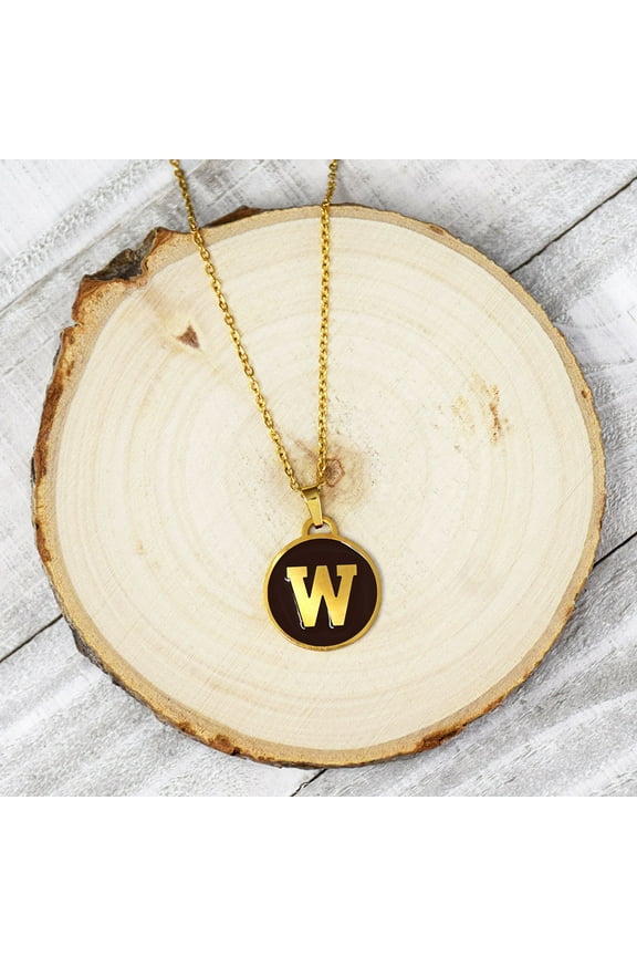 Western Michigan "W" Fan Necklace by Fan Frenzy Gifts