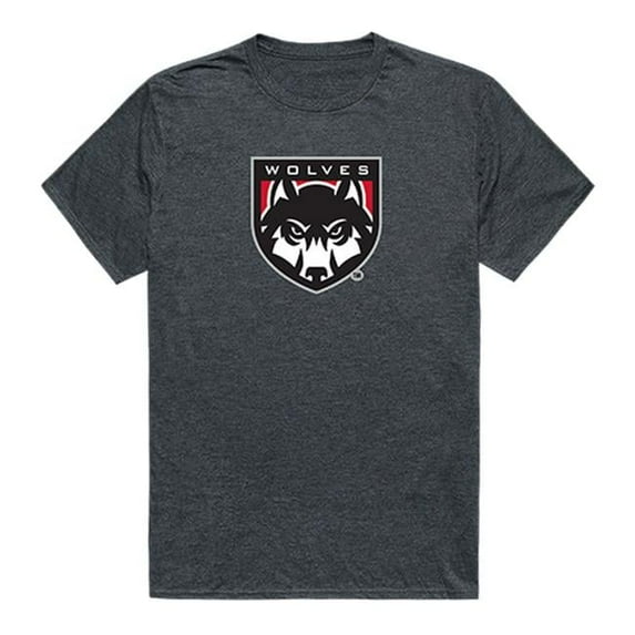 Western Oregon University Men Cinder T-Shirt, Heather Charcoal - Small