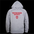 thumbnail image 1 of Western Oregon University Wolves Seal Hoodie, Heather Grey - Small, 1 of 1