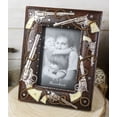 thumbnail image 1 of Western Outlaw Pistol Revolvers Lasso Ropes Lone Stars Photo Picture Frame Decor, 1 of 4