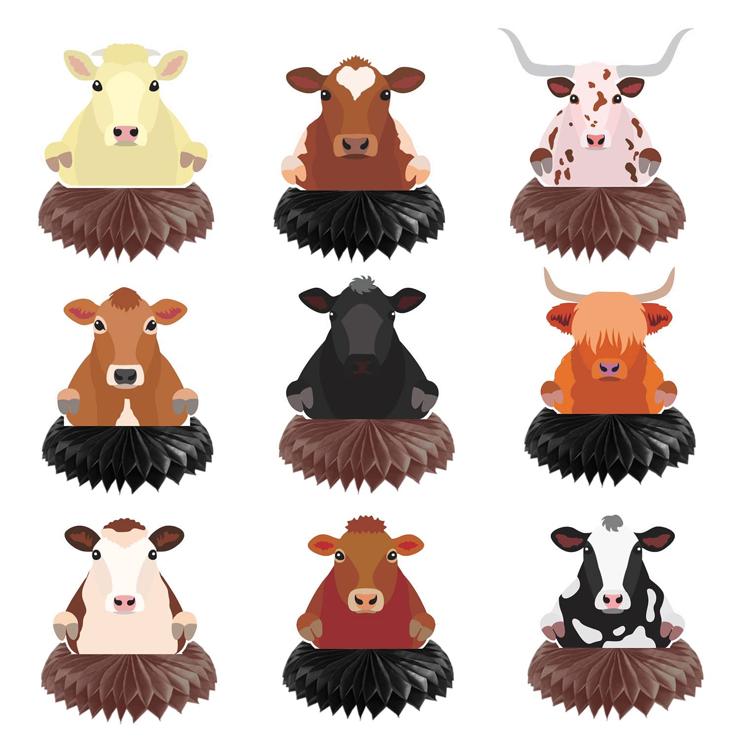 Western Party Decorations MMF7 Centerpieces Bull Rider