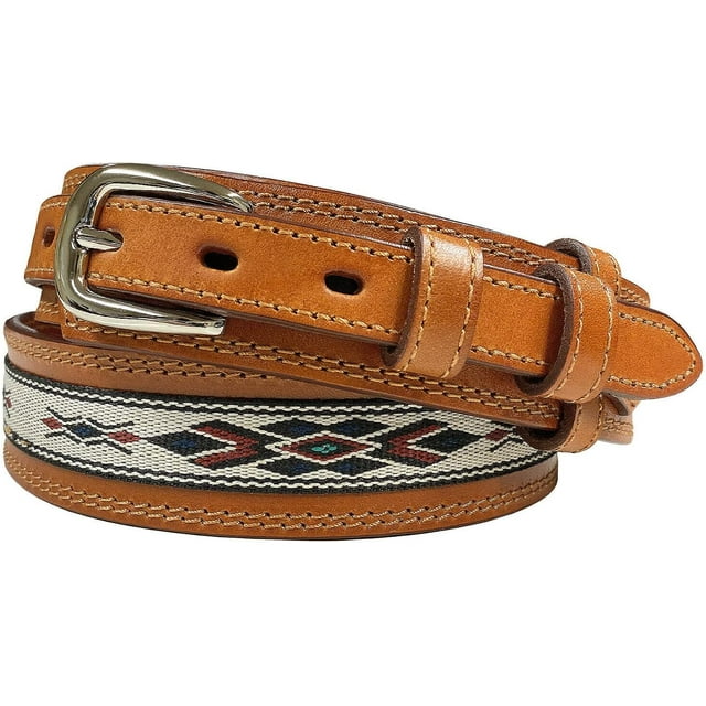 Western Pattern. Basketweave. Floral Tooled Engraved Genuine Full Grain