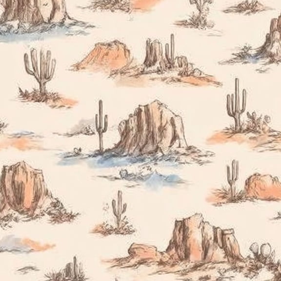 Western Peel and Stick Wallpaper 23.6in x 9.8ft Desert Landscape Rocky Terrain Soft Earthy Tones Contact Paper Vinyl Waterproof Self Adhesive Wall Paper for Bedroom Shelf Cabinet Renter Friendly