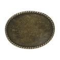 thumbnail image 1 of Western Plain Oval Hammered Vintage Belt Buckle, 1 of 2