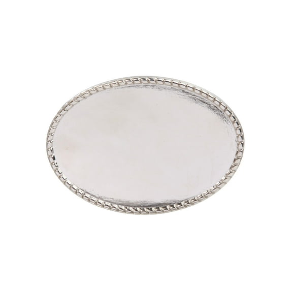 Western Plain Oval Hammered Vintage Belt Buckle