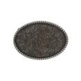 thumbnail image 1 of Western Plain Oval Hammered Vintage Belt Buckle, 1 of 2
