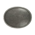 thumbnail image 1 of Western Plain Oval Hammered Vintage Belt Buckle, 1 of 2