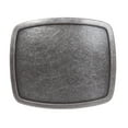 thumbnail image 1 of Western Plain Rectangular Hammered Vintage Belt Buckle, 1 of 2