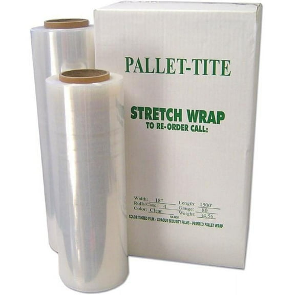 Western Plastics PSF03 80-1815 Pallet Wrap, 18 in. x 1500 ft. - 4 Role