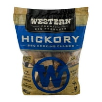 Western Premium BBQ Products Hickory BBQ Cooking Chunks, 570 Cu in