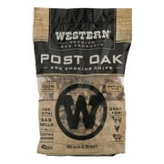 Western Premium BBQ Products Oak BBQ Smoking Chips, 180 Cu in