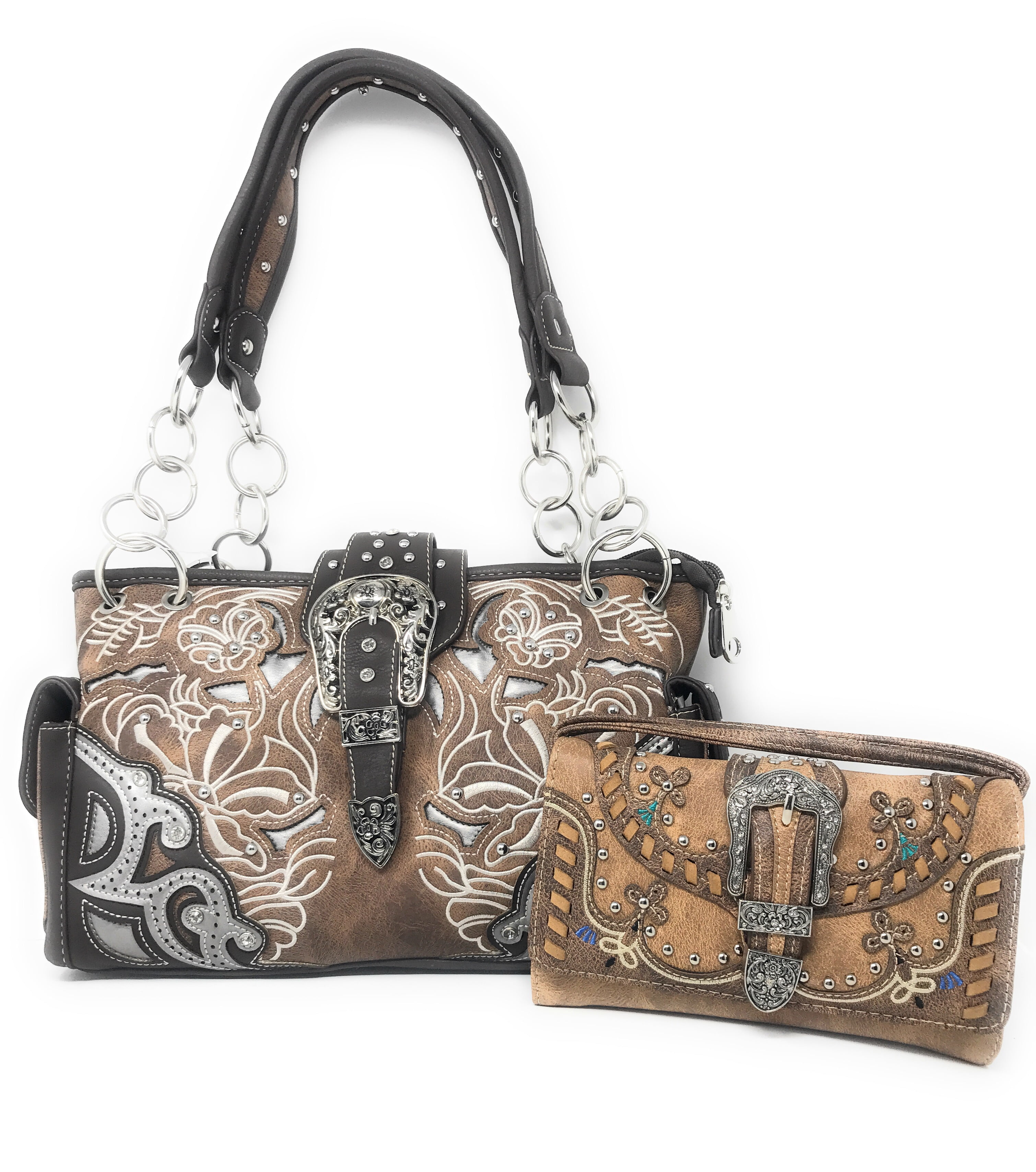 Western Rhinestone Purse Handbag/Matching Wallet | eBay | Purses and  handbags, Cross purses, Purse styles