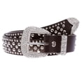 thumbnail image 1 of Western Rhinestone & Studded Leather Belt, 1 of 3
