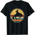 thumbnail image 1 of Western Riding Rodeo Horse Cowboy Retro Vintage Outfit T-Shirt, 1 of 4