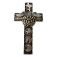 thumbnail image 1 of Western Rodeo Cowboy Pistols Spur Boots Texas Lone Star State Eagle Wall Cross, 1 of 9