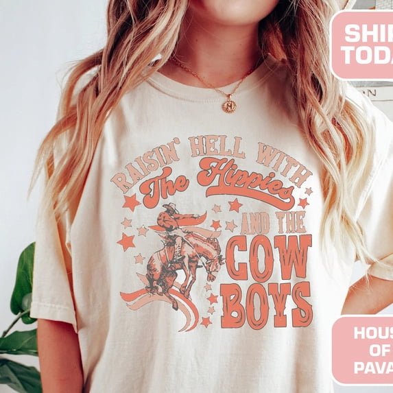 Western Rodeo Graphic Tee, Retro Americana Shirt