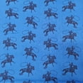 thumbnail image 1 of Western Rodeo Roper Blue Cotton Fabric, 1 of 1