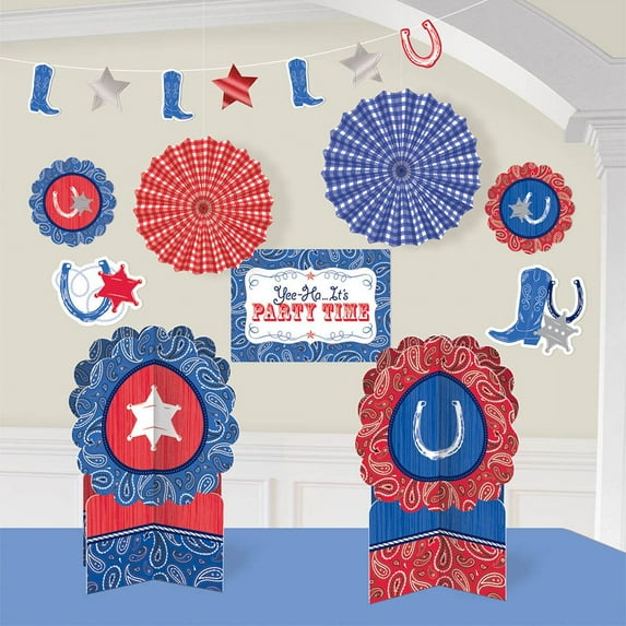 Western Room Decorating Kit (Each) - Party Supplies