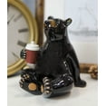 thumbnail image 1 of Western Rustic Black Bear Sitting With Red Cooler Tumbler Figurine Summer Bears, 1 of 5