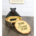 thumbnail image 1 of Western Rustic Forest Black Bear Hugging Tree Ring Coasters And Holder Set, 1 of 10