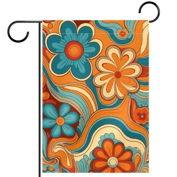 Western Seamless Pattern Welcome Garden Flags, 12 x 18 Inch Double Sided Outdoor Yard Flags Waterproof For Home Outside Patio Lawn Porch
