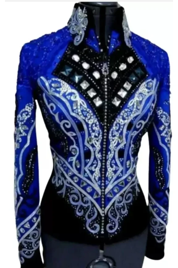 Western Show Pleasure Rail Shirt Jacket Clothes Showmanship Horsemanship