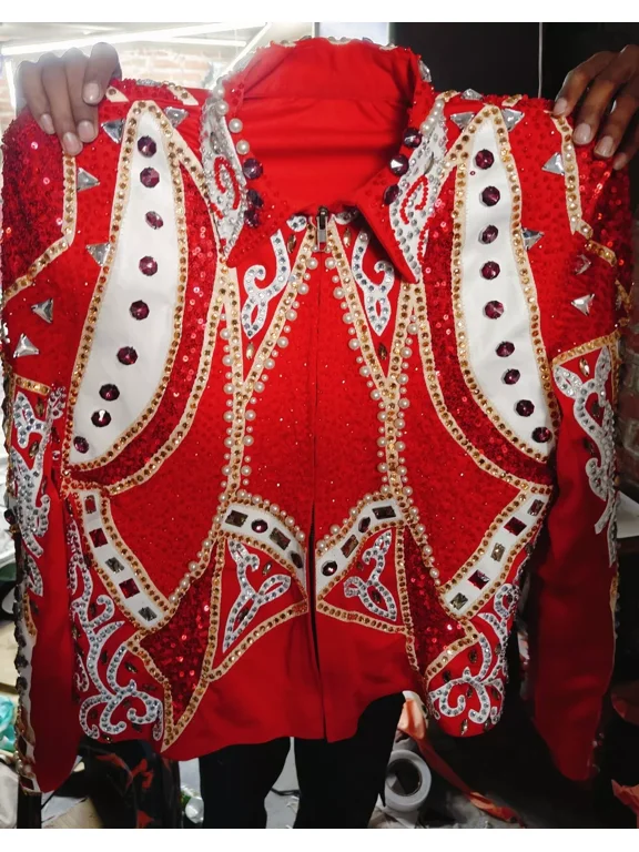 Western Show Pleasure Rail Shirt Jacket Clothes Showmanship Horsemanship
