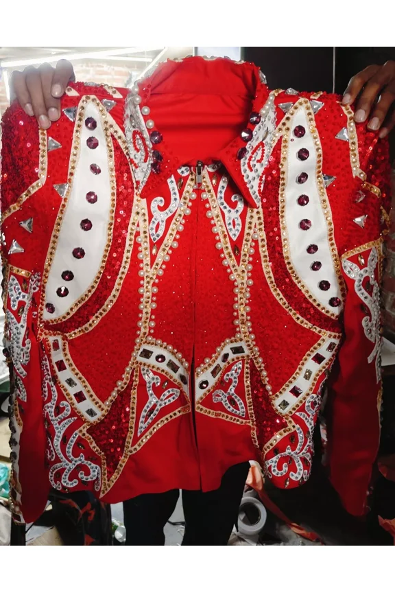 Western Show Pleasure Rail Shirt Jacket Clothes Showmanship Horsemanship