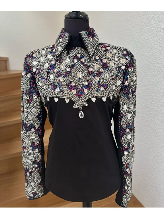 Western Show Pleasure Rail Shirt Jacket Clothes Showmanship Horsemanship