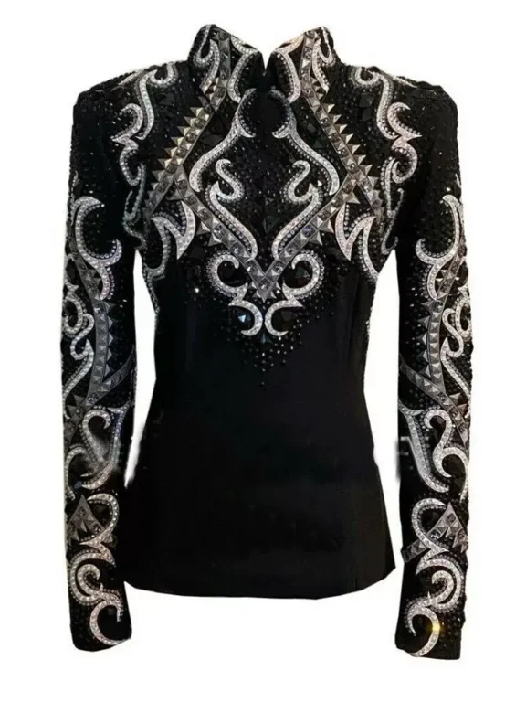 Western Show Pleasure Rail Shirt Jacket Clothes Showmanship Horsemanship
