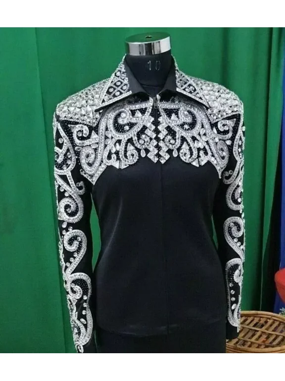Western Show Pleasure Rail Shirt Jacket Clothes Showmanship Horsemanship