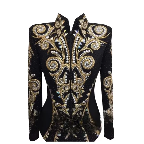 Western Show Pleasure Rail Shirt Jacket Clothes Showmanship Horsemanship