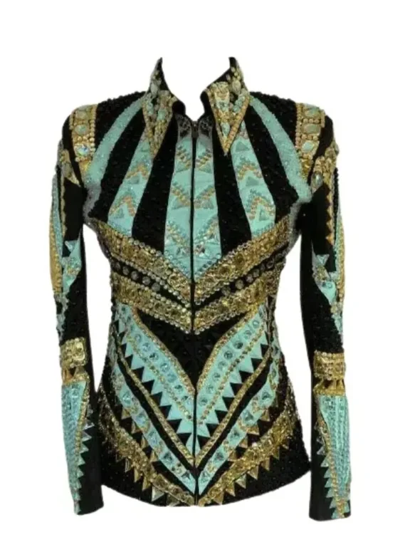 Western Show Pleasure Rail Shirt Jacket Clothes Showmanship Horsemanship