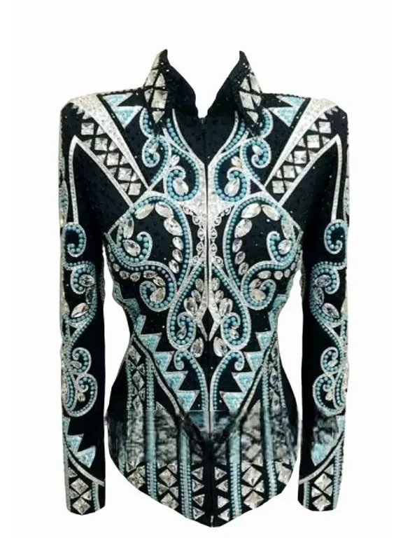 Western Show Pleasure Rail Shirt Jacket Clothes Showmanship Horsemanship