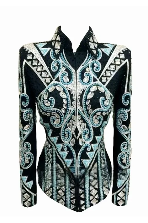 Western Show Pleasure Rail Shirt Jacket Clothes Showmanship Horsemanship