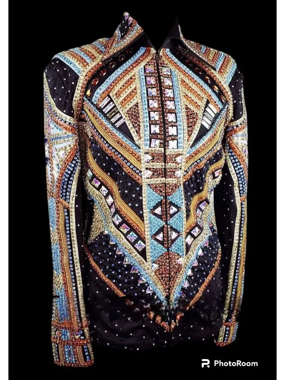 Western Show Pleasure Rail Shirt Jacket Clothes Showmanship Horsemanship