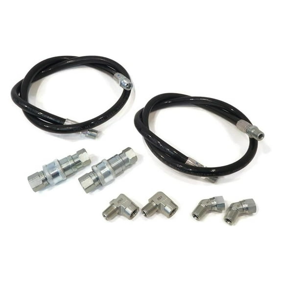 Western Snow Plow Angle Hose Kit - Replacement for Western #55021, 1/4 Inch x 38 Inch, 6 Piece Kit