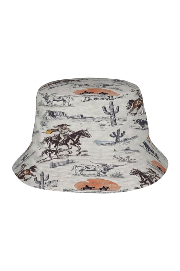 Western Soft Cowboys For Young Adults Fisherman's Hat Lightweight and Breathable Sun Hat Suitable for Both Men and Women