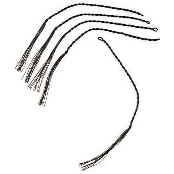 Western Stage Props - Replacement Whip Crackers Whip Popper | Professional Grade Nylon Hybrid String for Bullwhip or Stock Whip (Pack of 5)