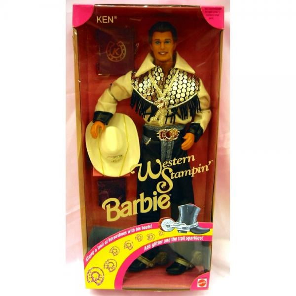 Western Stampin Barbie Ken 1993