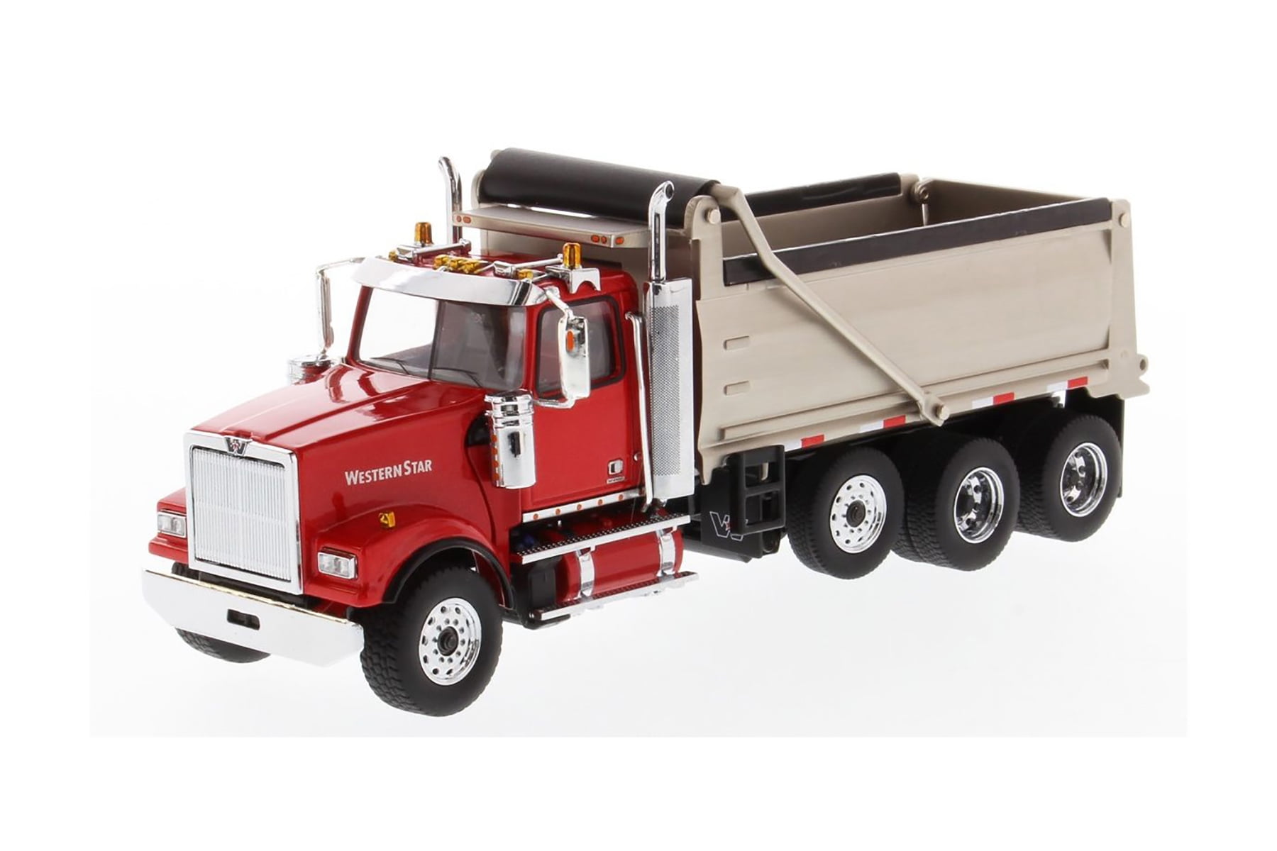 DIECAST MASTERS Western Star 4700 SB コンクリートミキサー ホワイトキャブ/ホワイトドラム 71035 : Diecast Masters 1:50 Scale Western Star 4900 SFFA Day