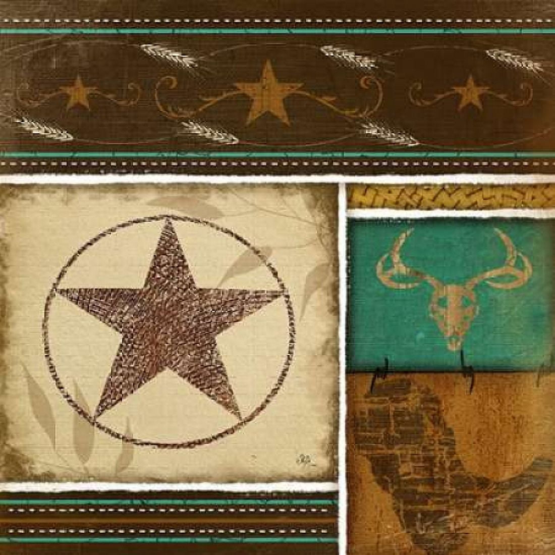 Western Star Canvas Art - Jennifer Pugh (24 x 24)