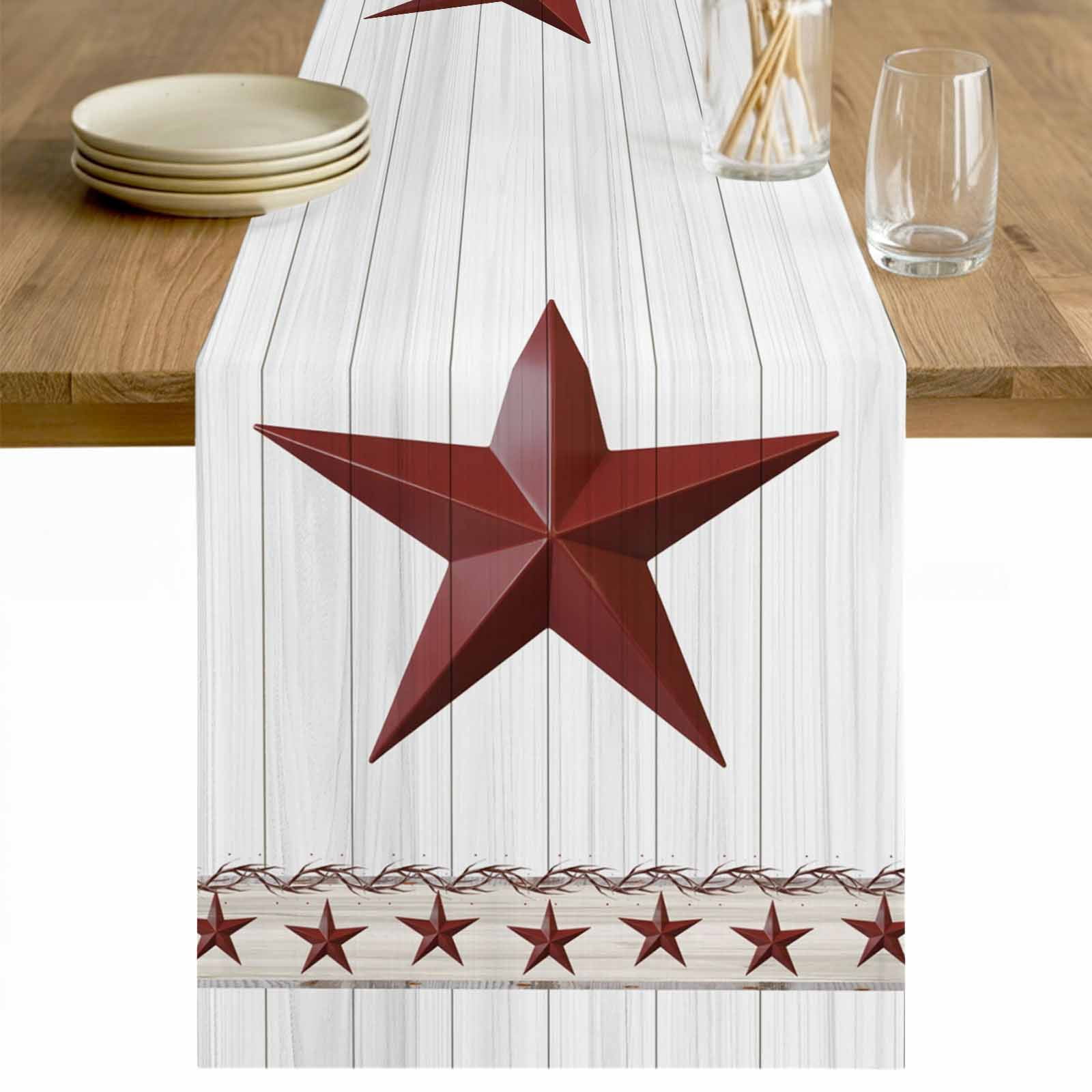 Western Star Table Runner 70 Inches Long Farmhouse Dress Scarves ...
